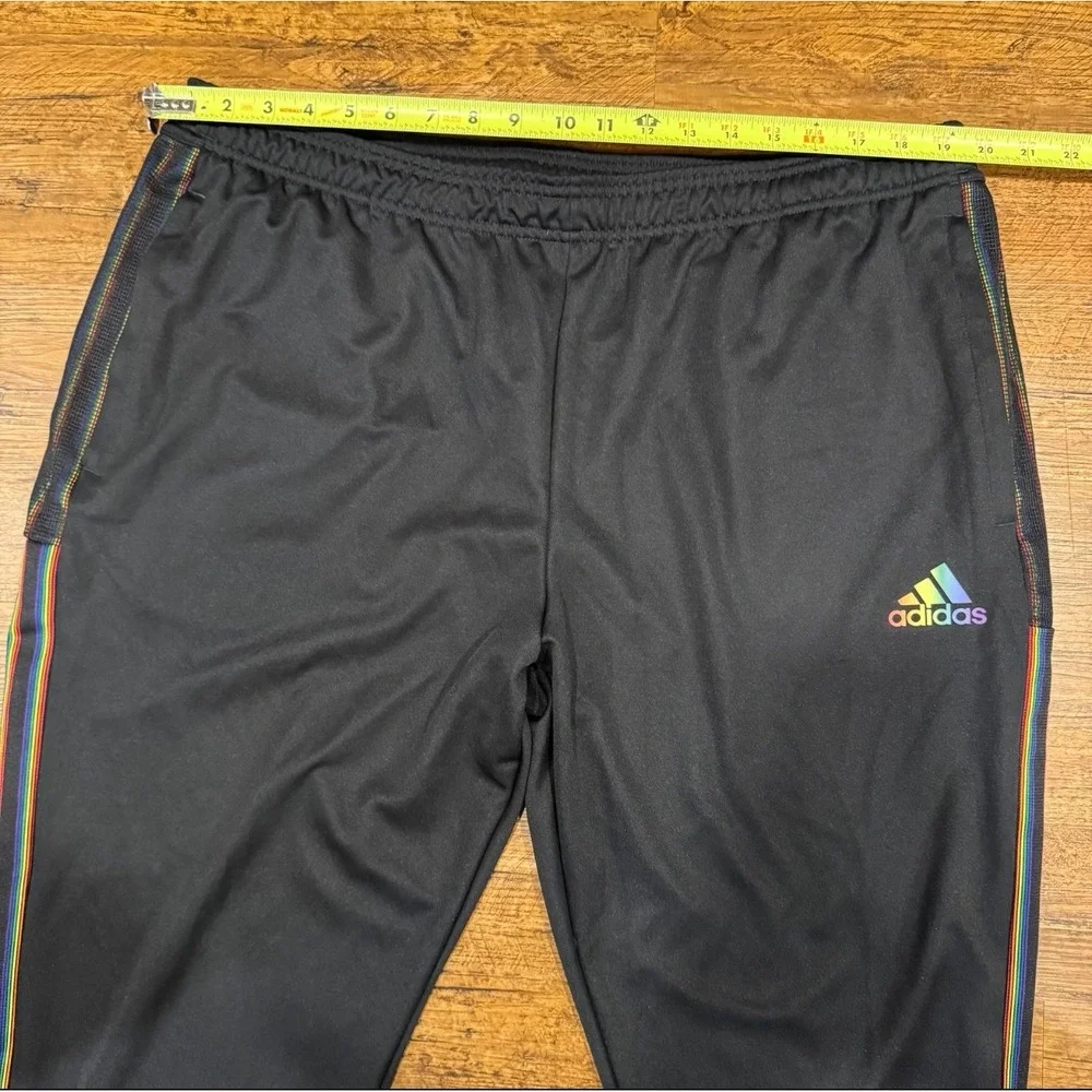 Adidas Black Tiro Pride LGBTQ Soccer‎ Football Futbol Train Jogger Pants Men 2XL